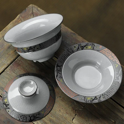 Ice Crack Ge Kiln Gaiwan - Image 4
