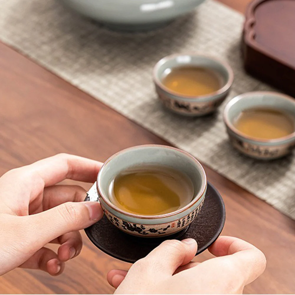 Ice Crack Geyao Tea Set With Gift Box - Image 5