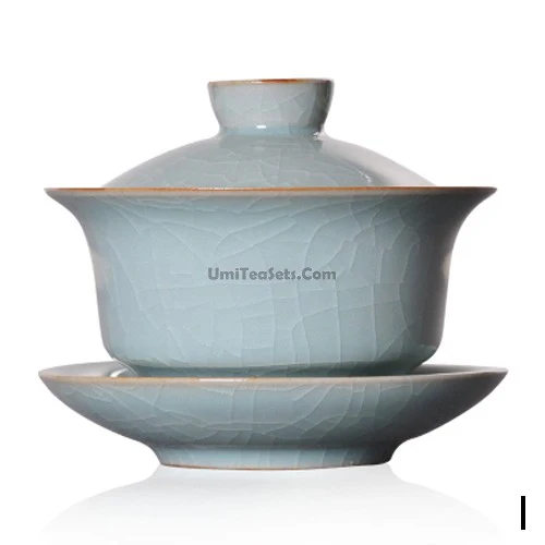 Ice Crack Longquan Celadon Gaiwan - Image 10