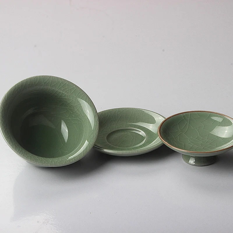 Ice Crack Longquan Celadon Gaiwan - Image 16