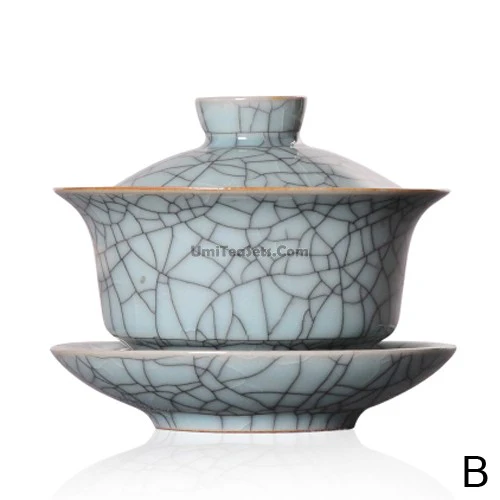 Ice Crack Longquan Celadon Gaiwan - Image 3