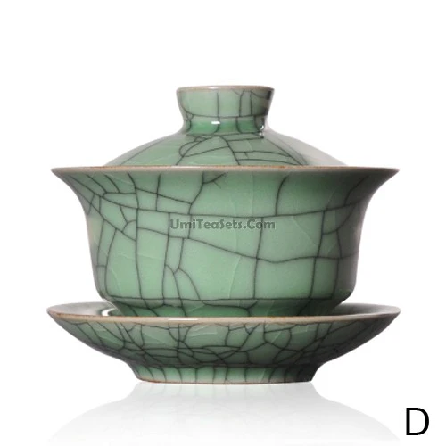 Ice Crack Longquan Celadon Gaiwan - Image 5