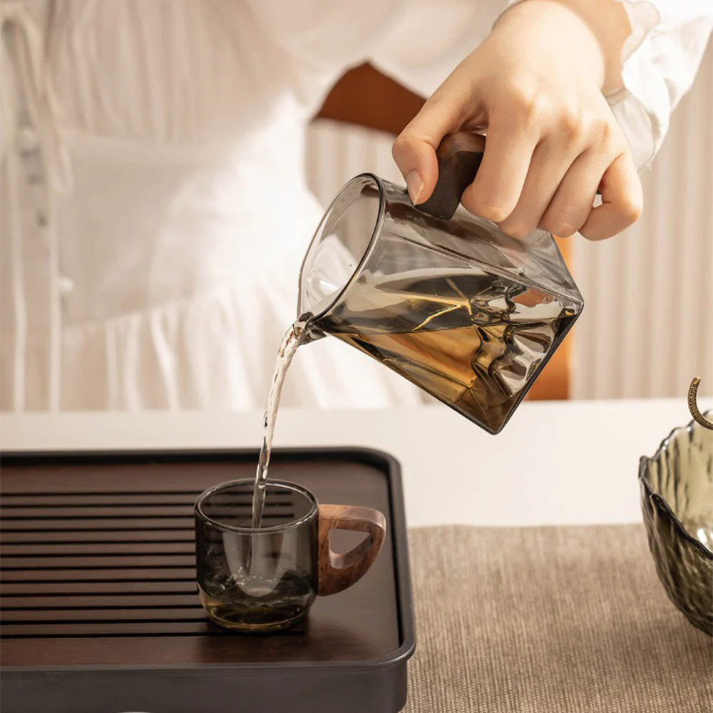 Ink Color Mountain Glass Tea Set - Image 4