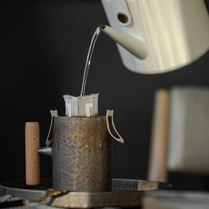 Iron Style Japanese Tea Cup With Handle - Image 5