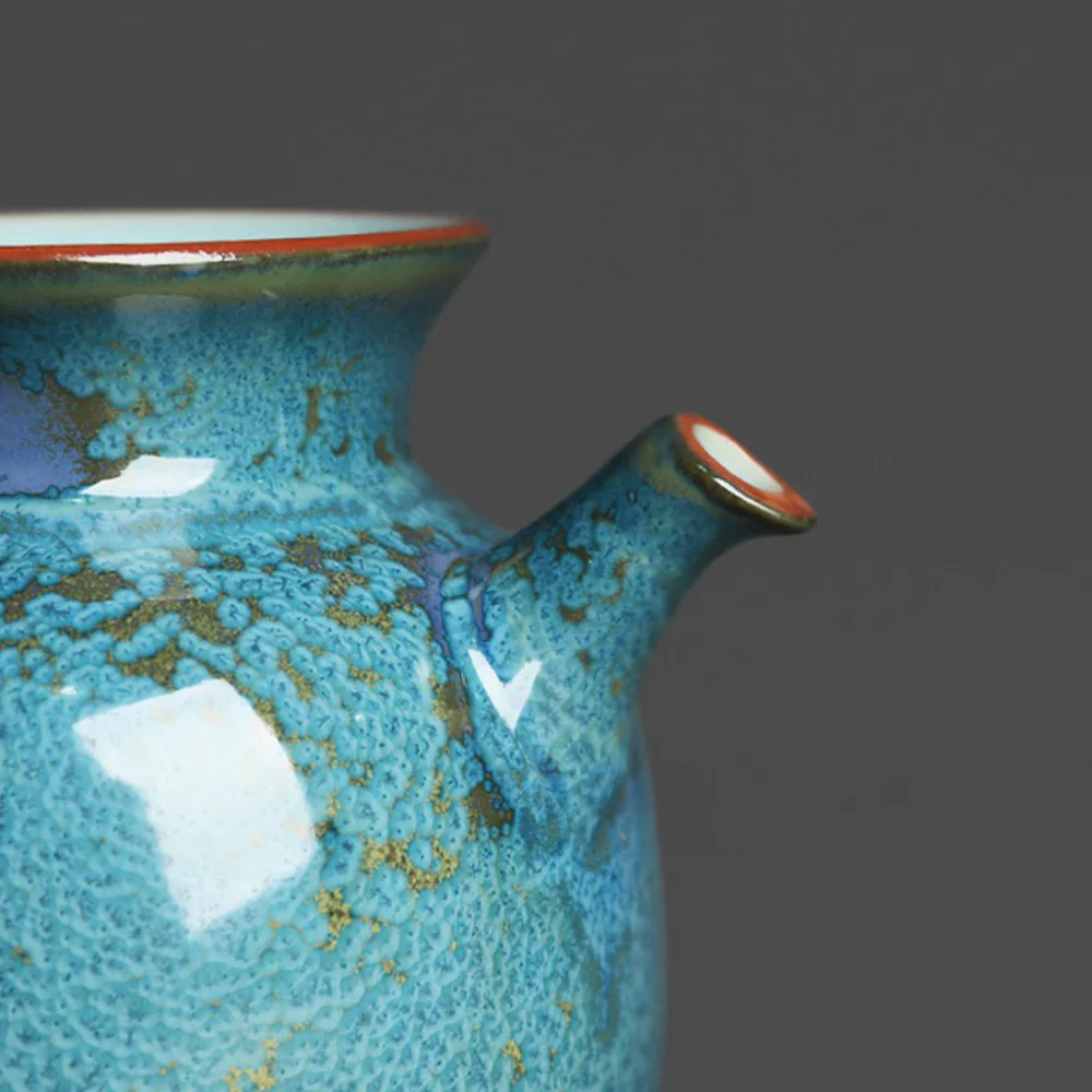 Jade Blue Jun Kiln Tianmu Fair Cup - Image 4
