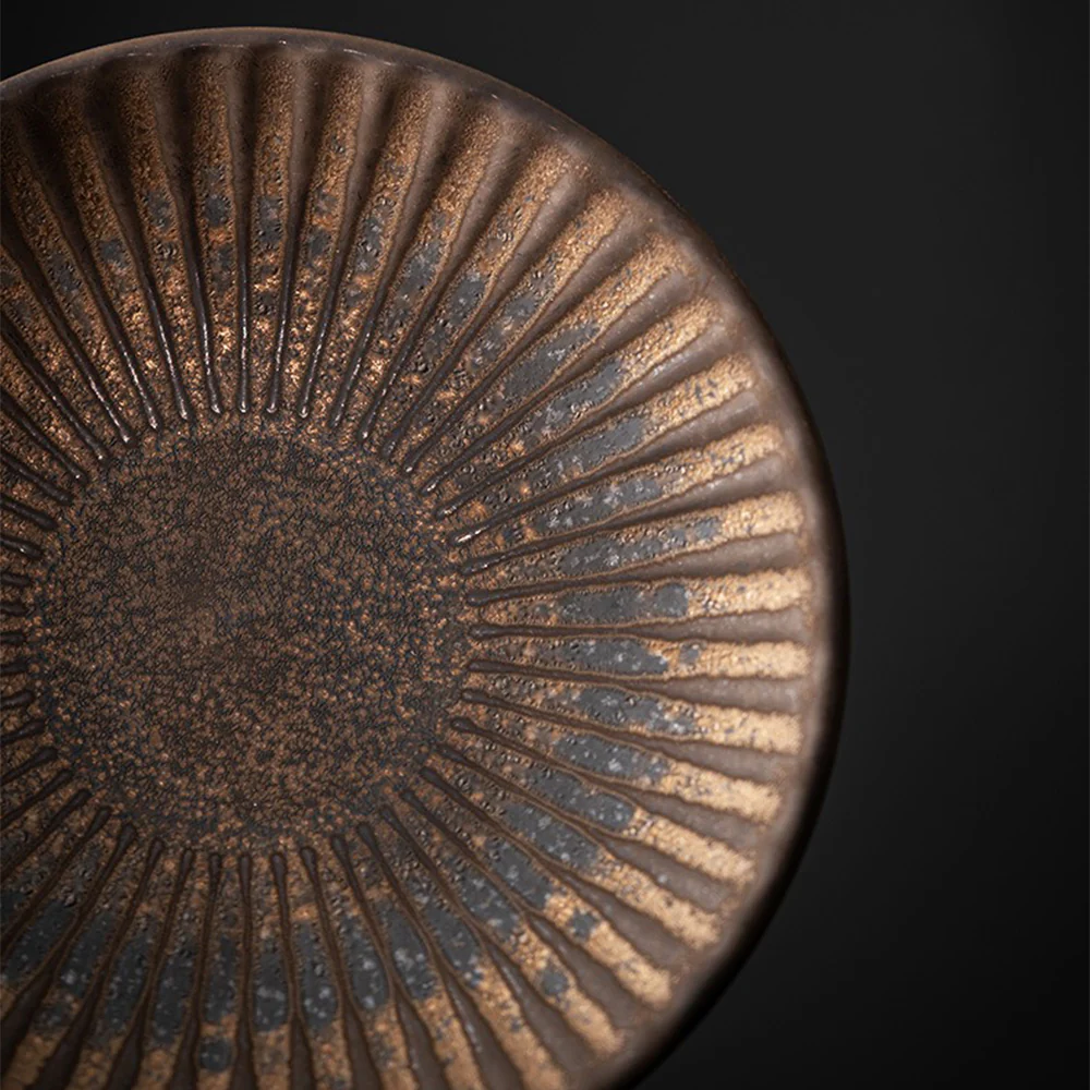 Japanese Bizen-yaki Tea Cup With Saucer - Image 5