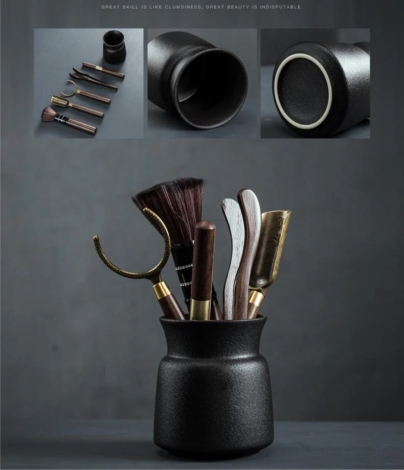 Japanese Minoyaki Kung Fu Tea Set - Image 5