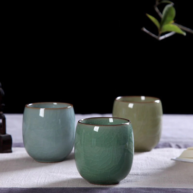 Japanese Celadon Tea Cup (Set of 2) - Image 13