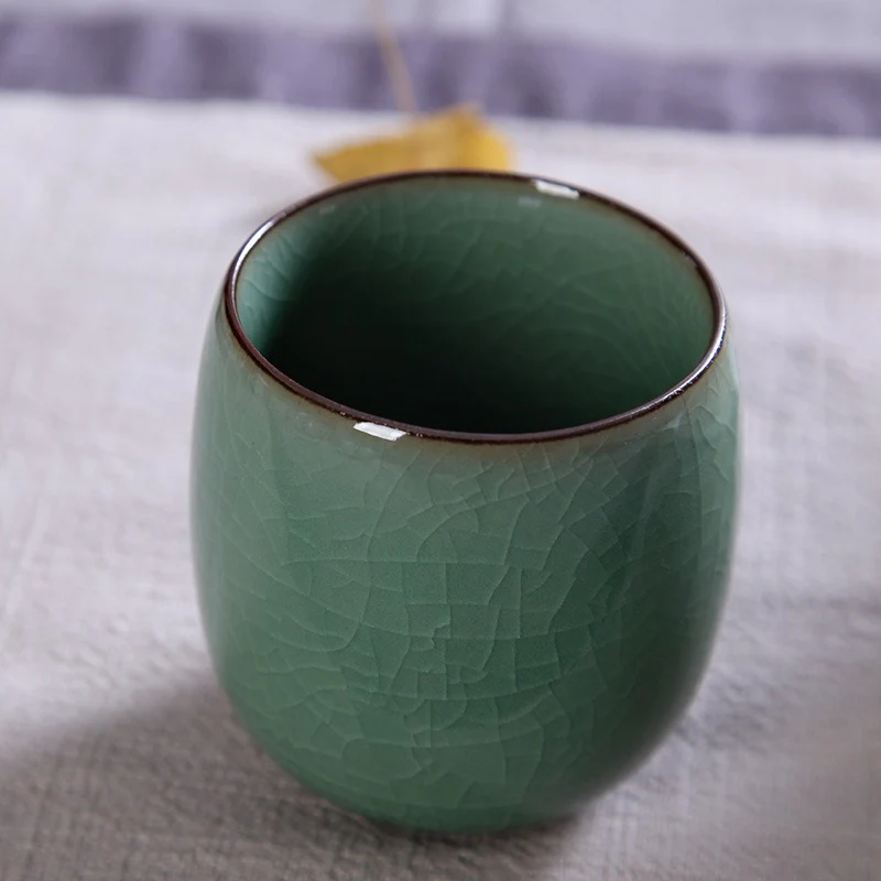 Japanese Celadon Tea Cup (Set of 2) - Image 16