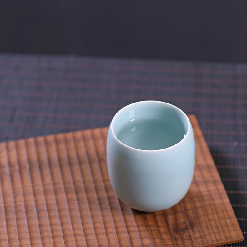 Japanese Celadon Tea Cup (Set of 2) - Image 21