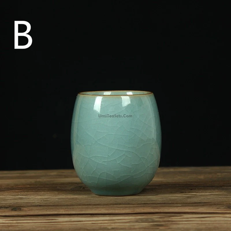 Japanese Celadon Tea Cup (Set of 2) - Image 3