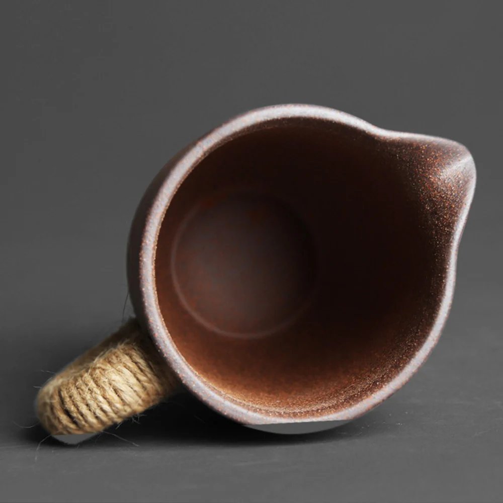 Japanese Coarse Pottery Fair Cup - Image 2