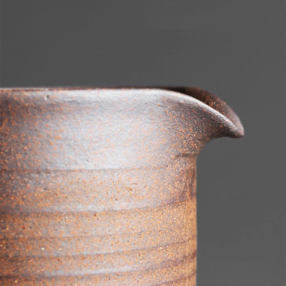 Japanese Coarse Pottery Fair Cup - Image 4