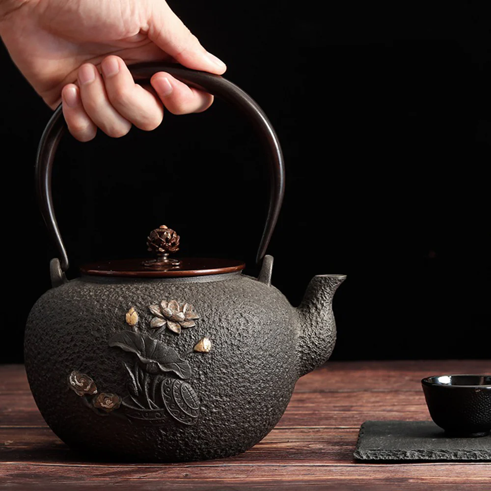 Japanese Dragonfly Cast Iron Teapot - Image 4