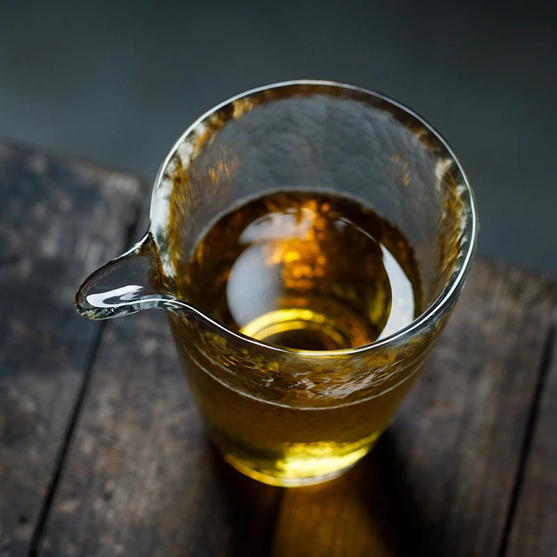 Japanese Glass Fair Cup With Golden Rim - Image 6