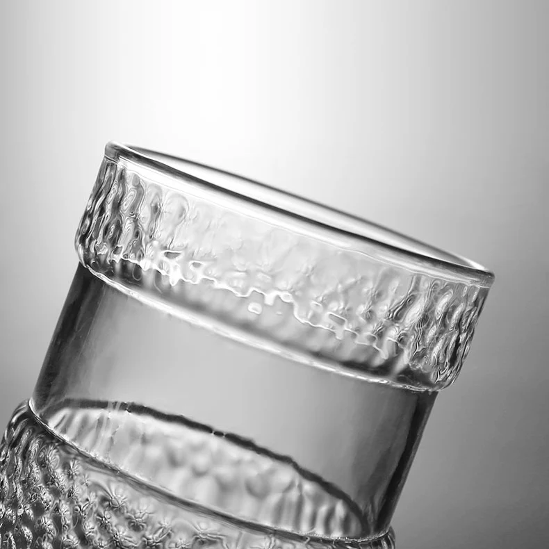Japanese Glass Tea Cup With Wooden Lid - Image 8