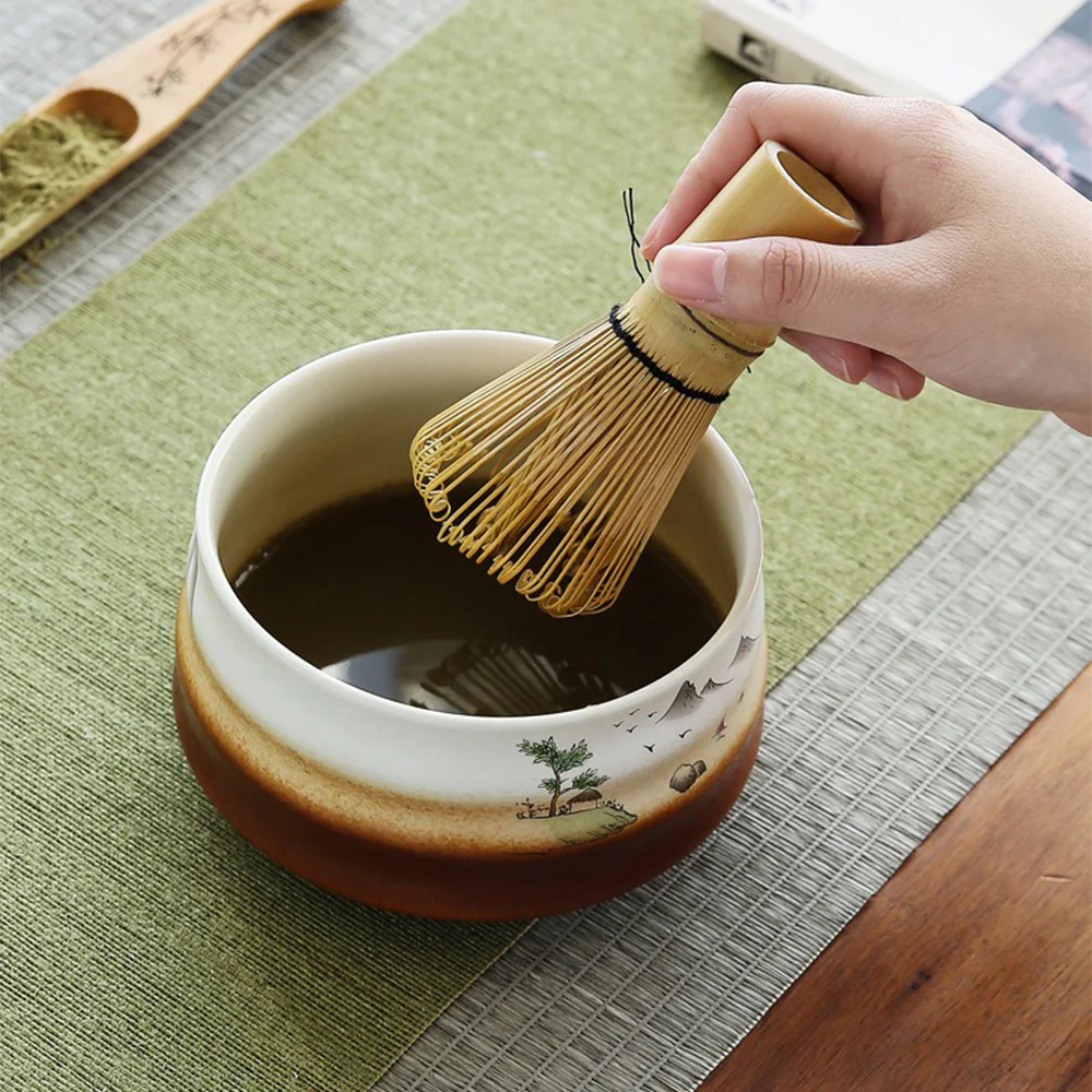 Japanese Kiln Landscape Matcha Tea Set - Image 3