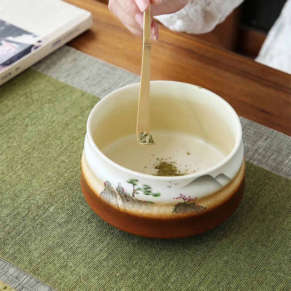 Japanese Kiln Landscape Matcha Tea Set - Image 4