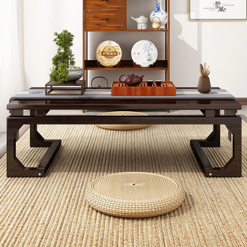 Japanese Low Sitting Coffee Tea Tatami Table - Image 3