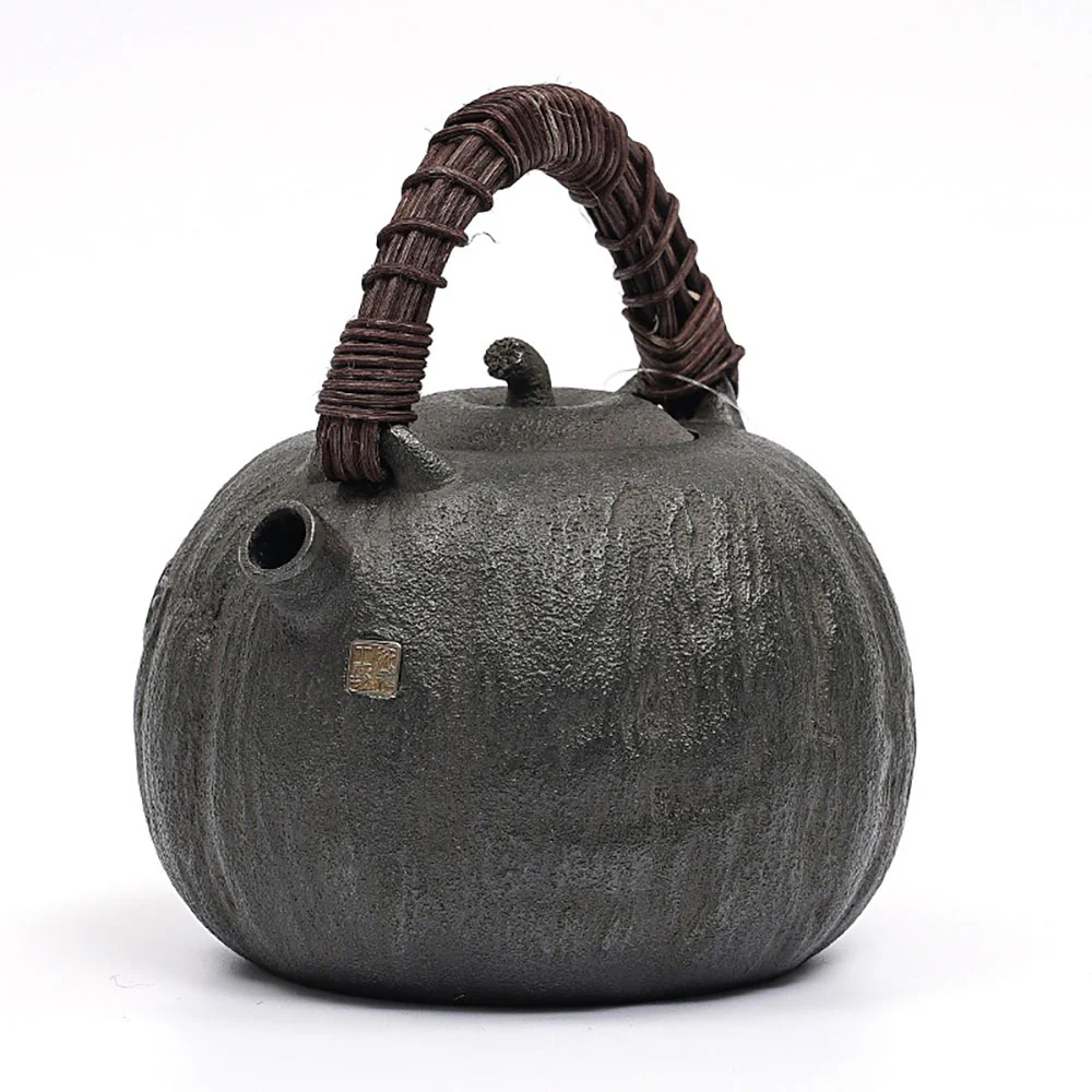 Japanese Melon Cast Iron Teapot - Image 2