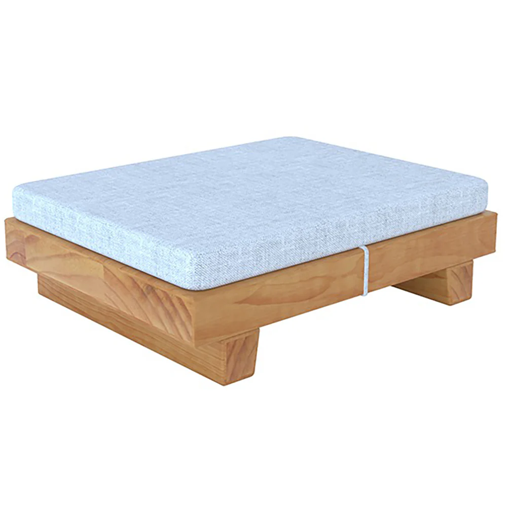 Japanese Pine Wood Tatami Tea Table Set - Image 10