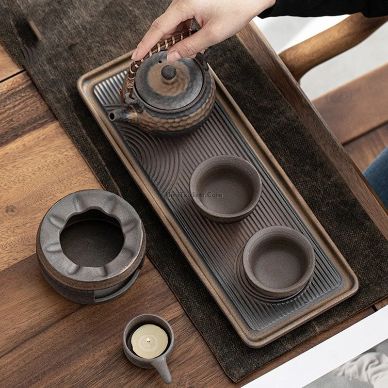 Japanese Pottery Wabi-sabi Tea Set - Image 5