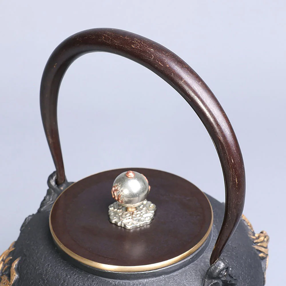 Japanese Qilin Cast Iron Teapot - Image 4