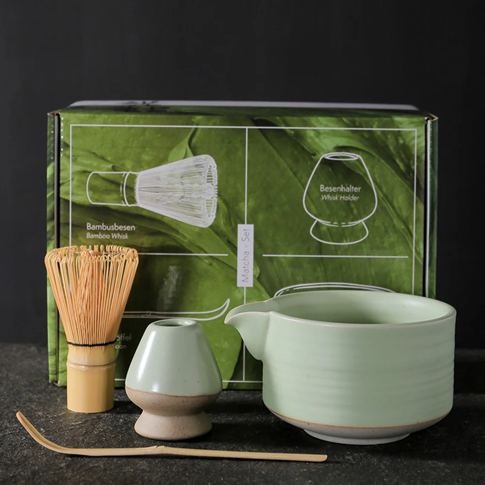 Japanese Ruyao Matcha Green Tea Set - Image 3