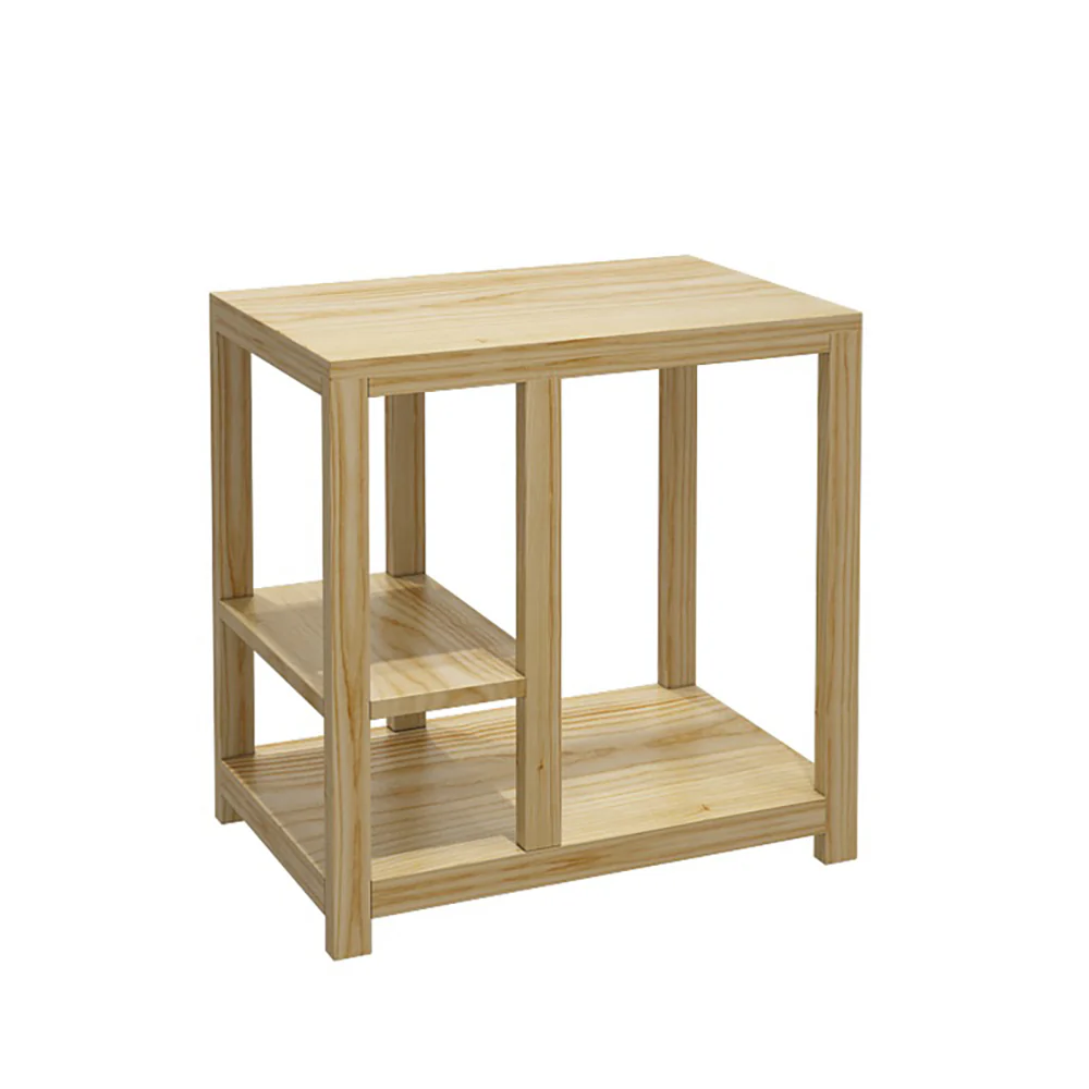 Japanese Style Solid Wood Tatami Tea Table Set - Image 9