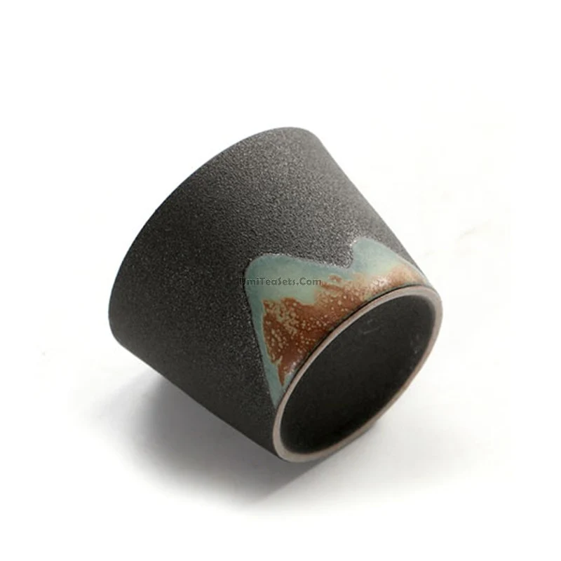 Japanese Zen Black Ceramic Tea Set - Image 3