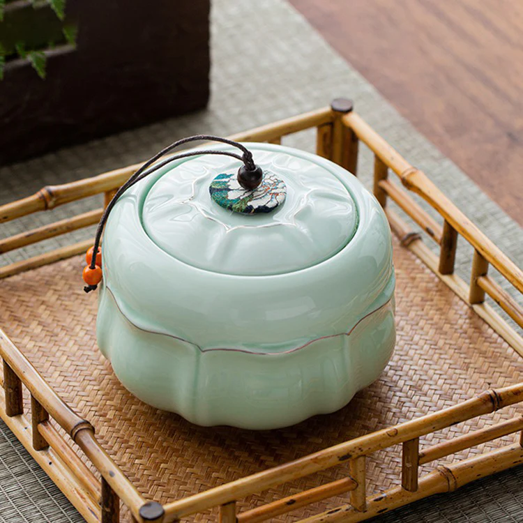 Lapsang Souchong Tea Wtih Lotus Tea Caddies Gift Box - Image 5