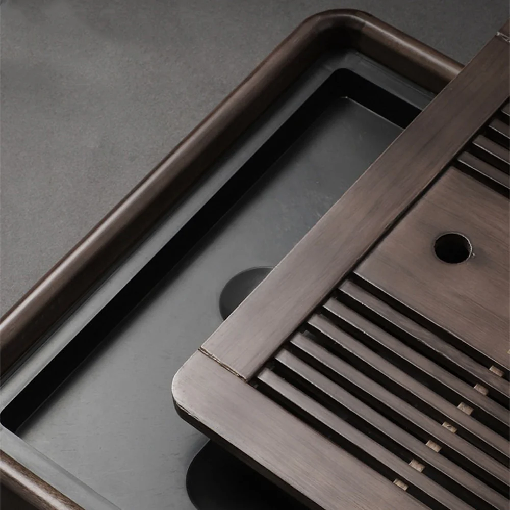 Lithocarpus Glaber Wood Gongfu Tea Tray - Image 4