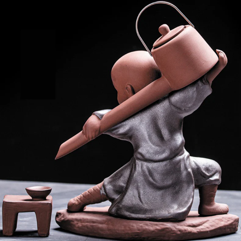 Little Monk Tea Strainer With Glass Fair Cup - Image 10