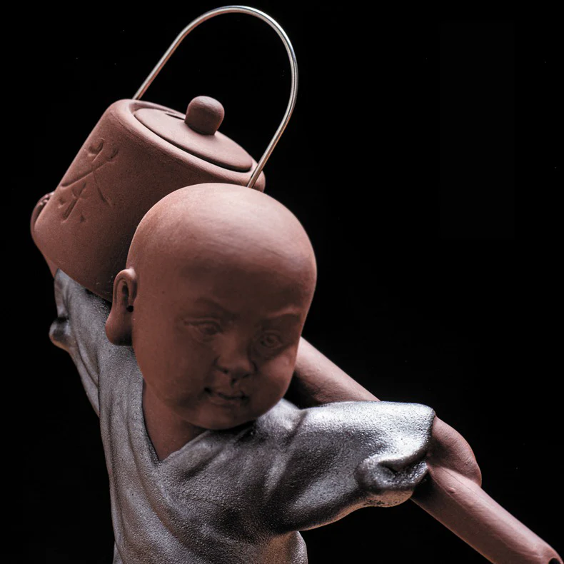 Little Monk Tea Strainer With Glass Fair Cup - Image 6