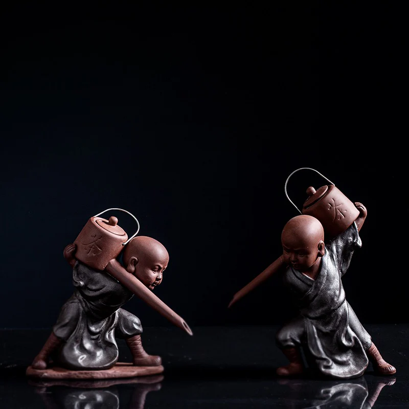 Little Monk Tea Strainer With Glass Fair Cup - Image 9