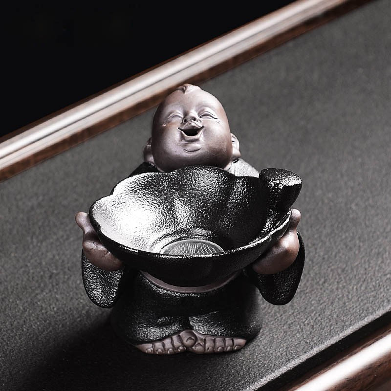 Little Smiling Buddha Tea Strainer - Image 3