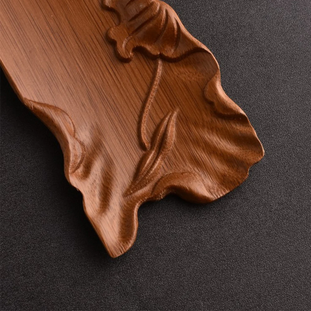 Lotus Leaf Bamboo Cha He With Tea Needle - Image 4