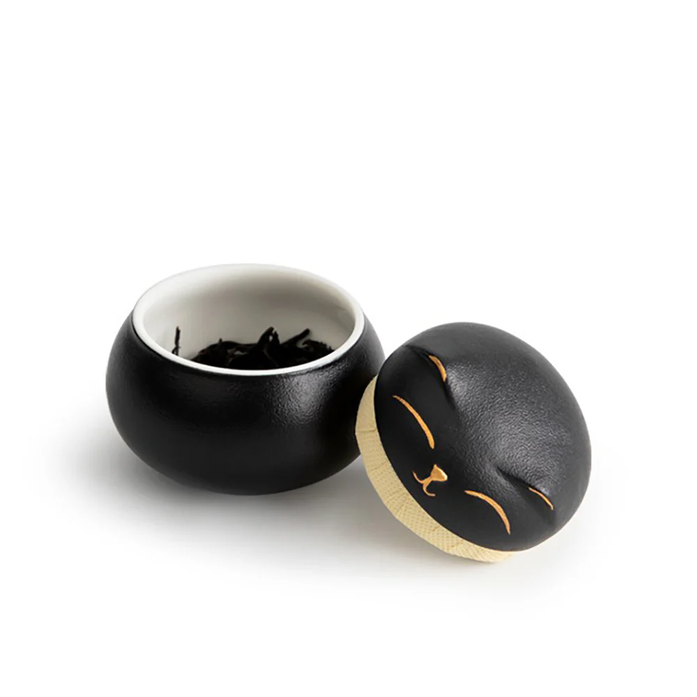 Lucky Cat Three Tea Caddies Set - Image 5