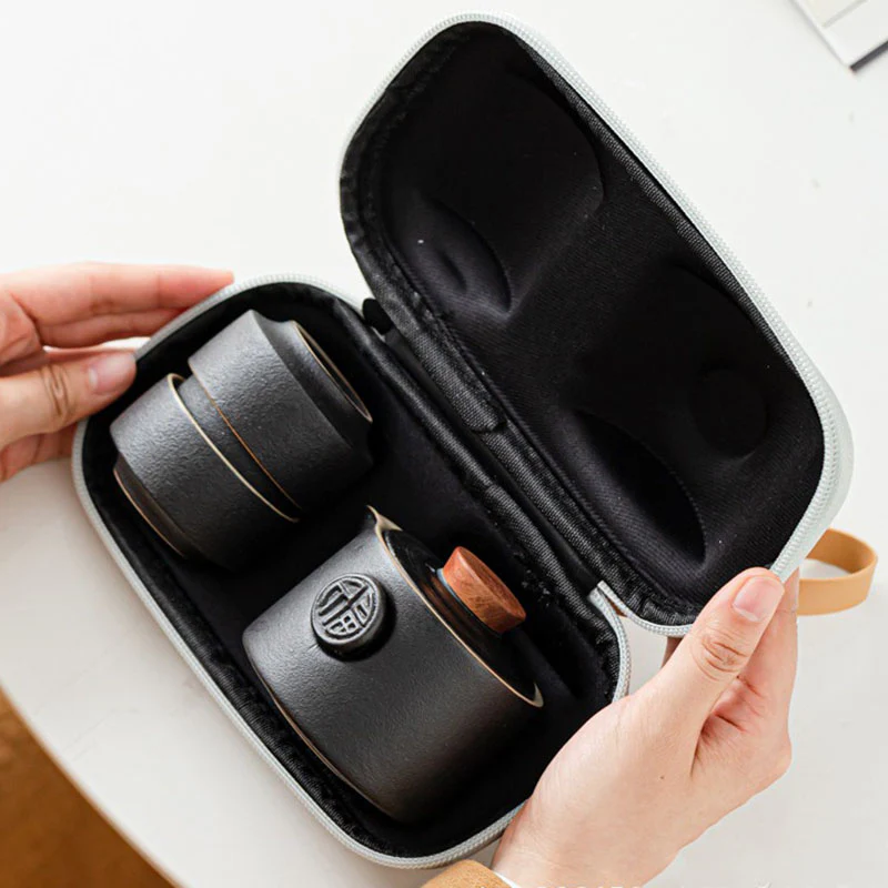 Lucky Character Travel Tea Set - Image 3