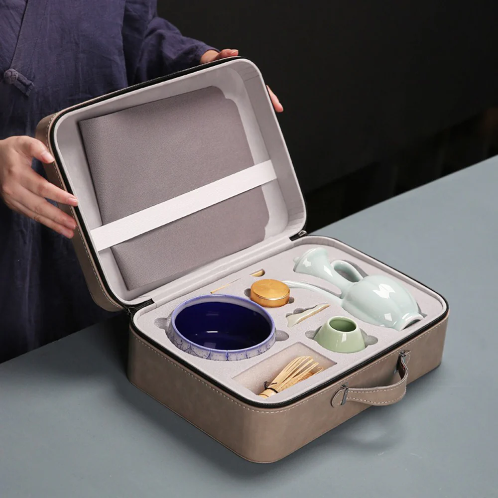 Matcha Green Tea Set With Travel Bag - Image 5