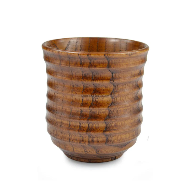 Moire Japanese Wooden Tea Cup (Set of 2) - Image 4