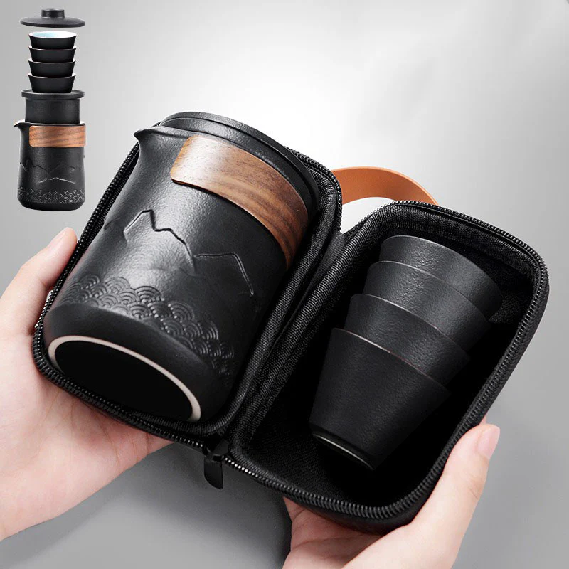 Mountain and Sea Travel Tea Set - Image 3