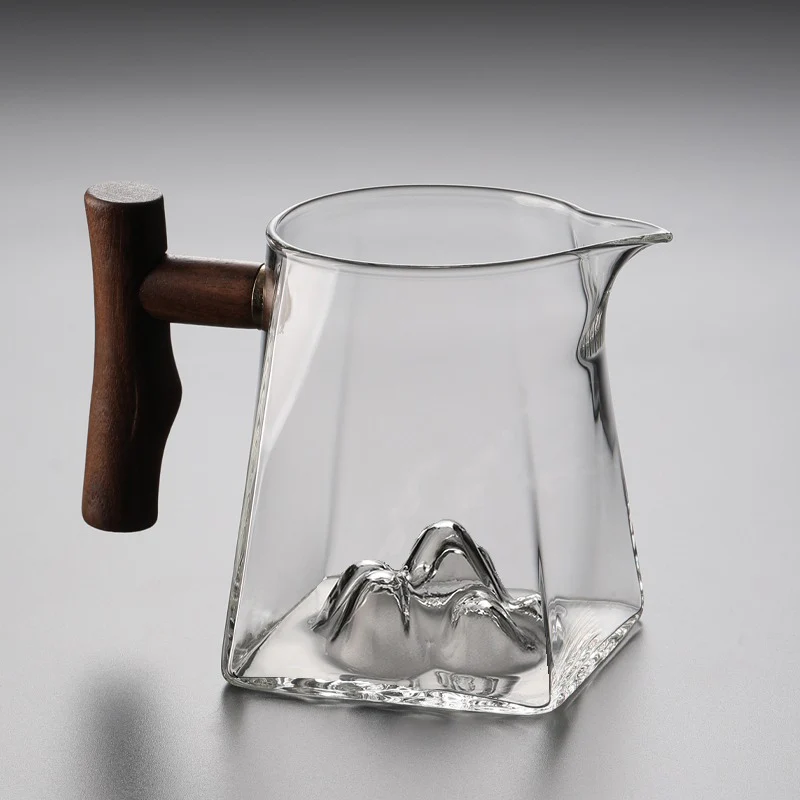 Mountain Glass Fair Cup With Wooden Handle - Image 10
