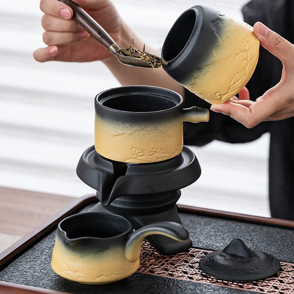 Mountains And Seas Automatic Gongfu Tea Set - Image 3