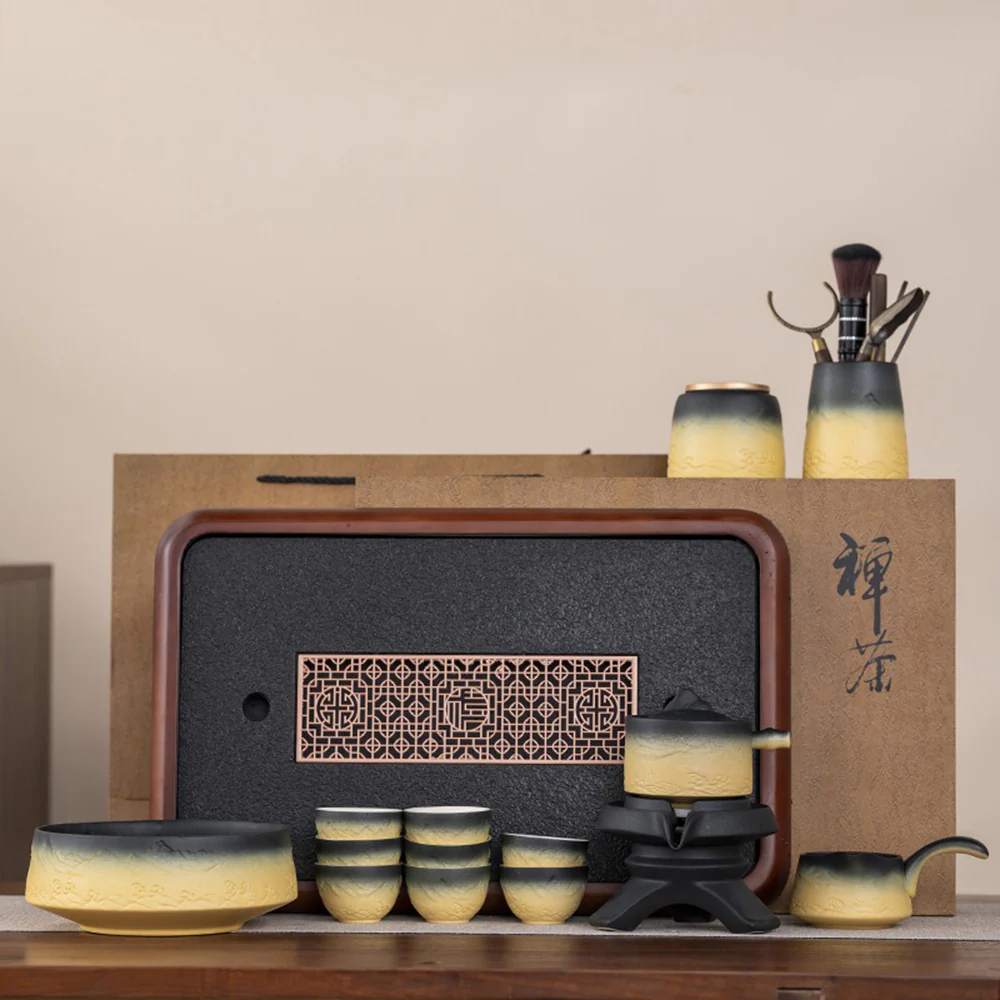 Mountains And Seas Automatic Gongfu Tea Set - Image 7