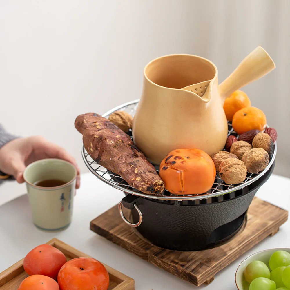 Multifunctional Cast Iron Tea Stove Set - Image 3