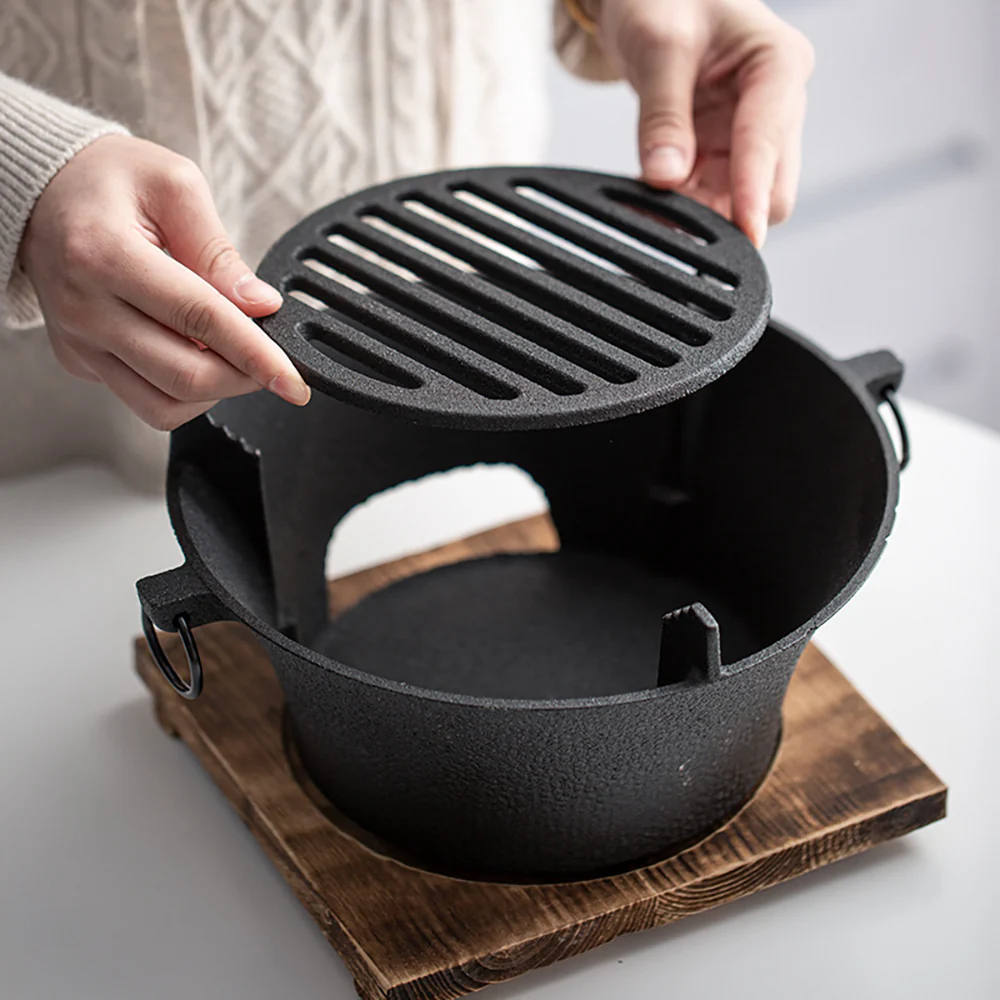 Multifunctional Cast Iron Tea Stove Set - Image 7