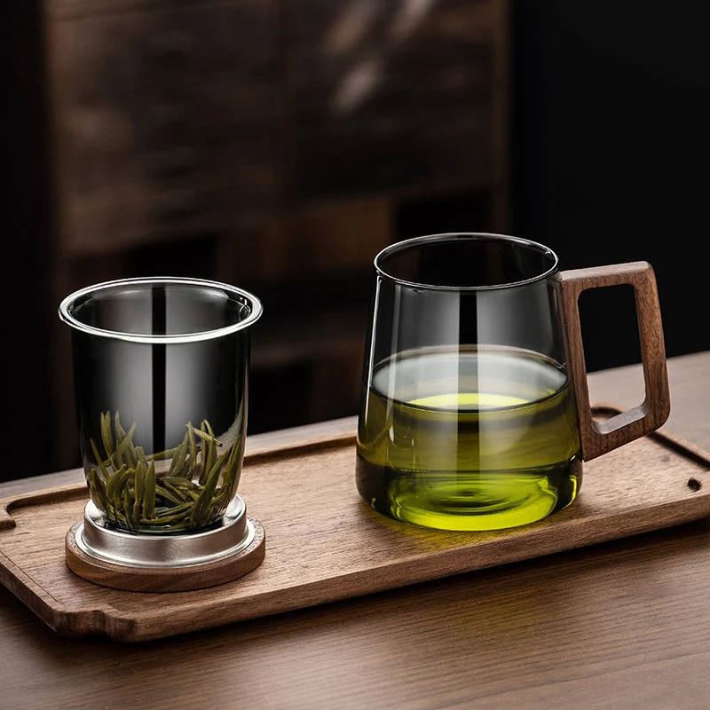 Office Glass Tea Cup With Infuser - Image 10