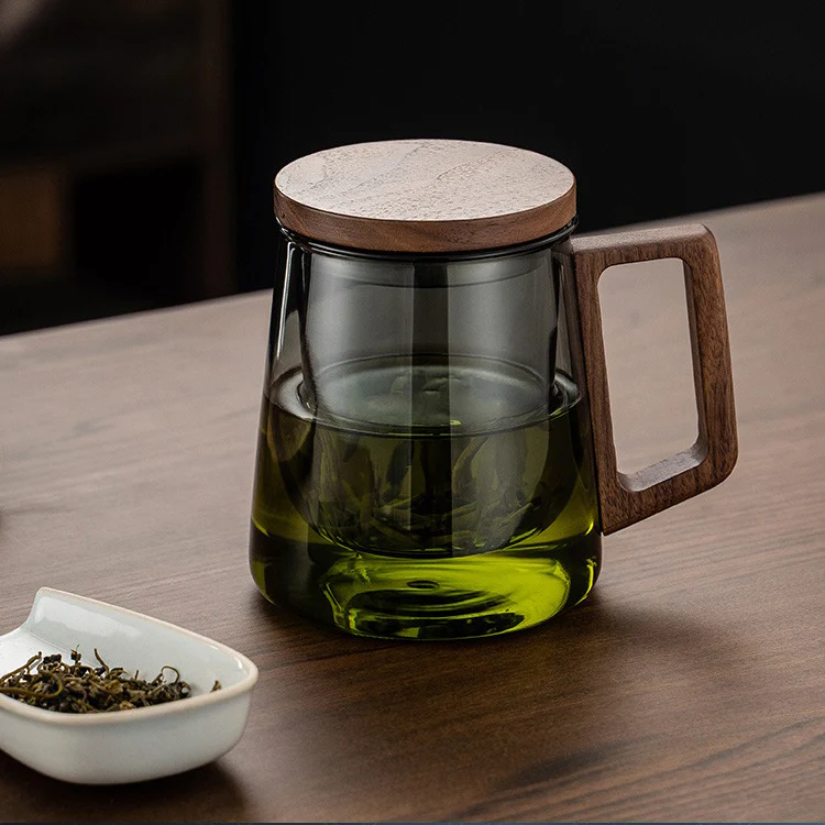 Office Glass Tea Cup With Infuser - Image 9
