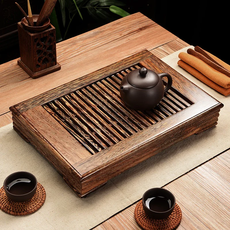 Panga-Panga Wood Small Gongfu Tea Tray - Image 7